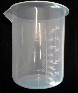 Beaker PP 500 ml. / บีกเกอร์ พลาสติก ขนาด 500 มล.
