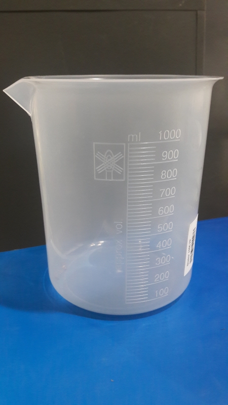 Beaker PP 1,000 ml. / บีกเกอร์ พลาสติก ขนาด 1,000 มล.