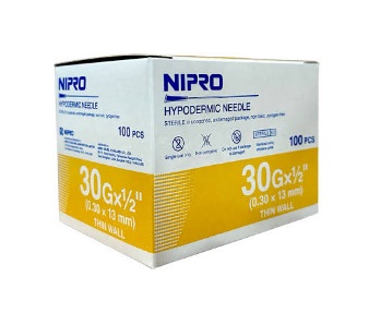เข็มฉีดยา เข็มพลาสติก Nipro 30G X 0.5"