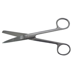 กรรไกรผ่าตัด ปหลมป้าน ตรง OP. Scissors SH/BL Straight