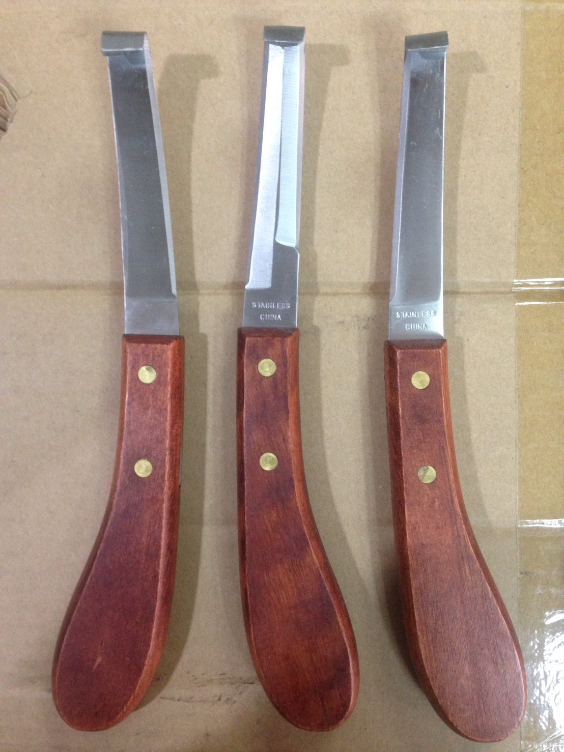 ชุดมีดตัดแต่งกีบ ซ้าย, ขวา. และ 2คม Hoof Knife Set