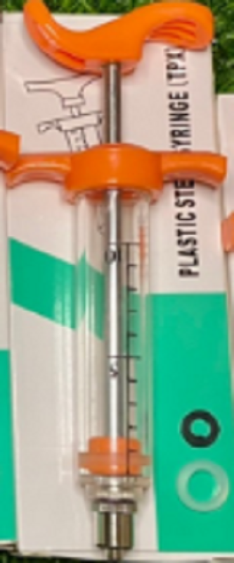 Syringe TPX ไซริงค์ต้มได้ 10 ซีซี ด้ามส้ม
