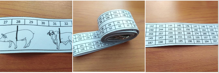 สายวัดน้ำหนักสำหรับสุกรและโค Animal Weight Tape