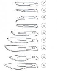 ใบมีดผ่าตัด สแตนเลส แพ็ค 10 ใบ
